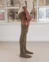 BASERANGE Cotton Stockings KOK KTOK Collection France BAS-SOTOK-TC-AU25-OLIVE GREEN MELANGE (KOK KTOK SOOK SOTOK)